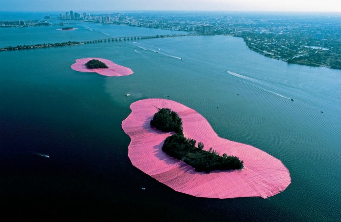 Surrounded islands by Christo and Jean-Claude