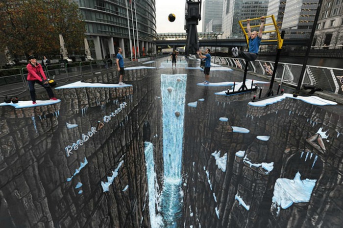 Reebok street art by 3D Max and Joe